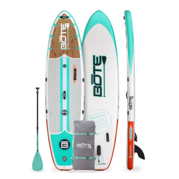 Bote Breeze Aero Inflatable 11'6" SUP Stand Up Paddleboard with Paddle - Image 5